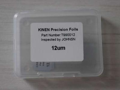 12um 涂层测厚仪/膜厚计标准厚度片 校准校正测试片 薄膜箔片