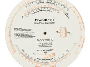 Elcometer 114 露点计算盘